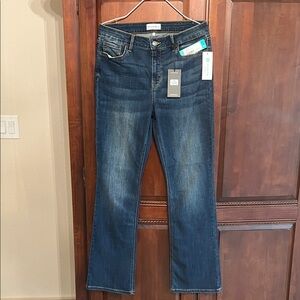 Studio Blue Women’s Boot Cut Jeans in Dark Blue Wash